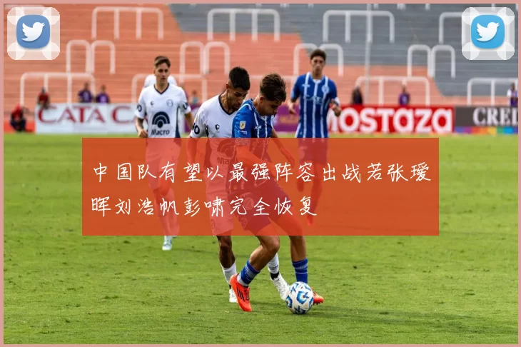 中国队有望以最强阵容出战若张瑷晖刘浩帆彭啸完全恢复